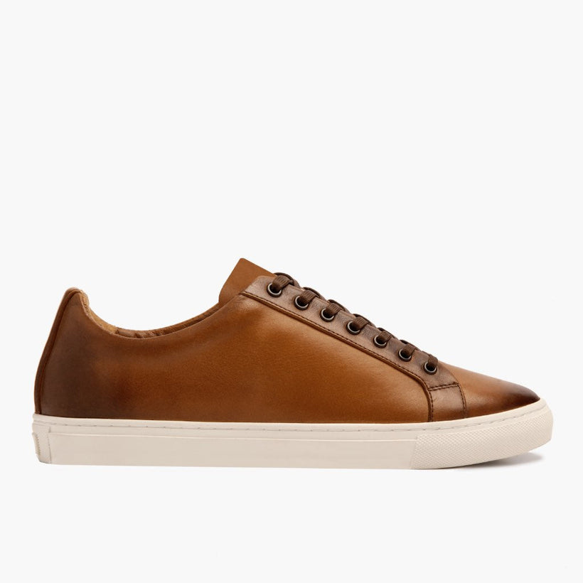 Premier Low Top Toffee Leather Sneakers