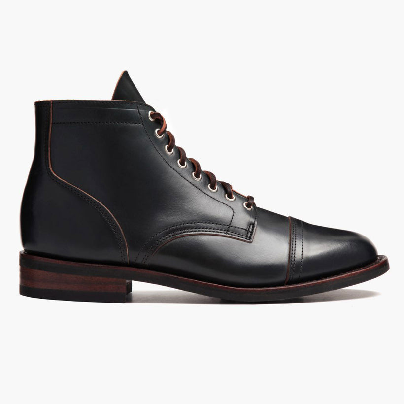 Vanguard Indigo Leather Boots