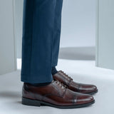 Cushioned Leather Insole & Ergonomic Arch Support Construction Detail