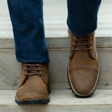 Cushioned Leather Insole & Ergonomic Arch Support Construction Detail