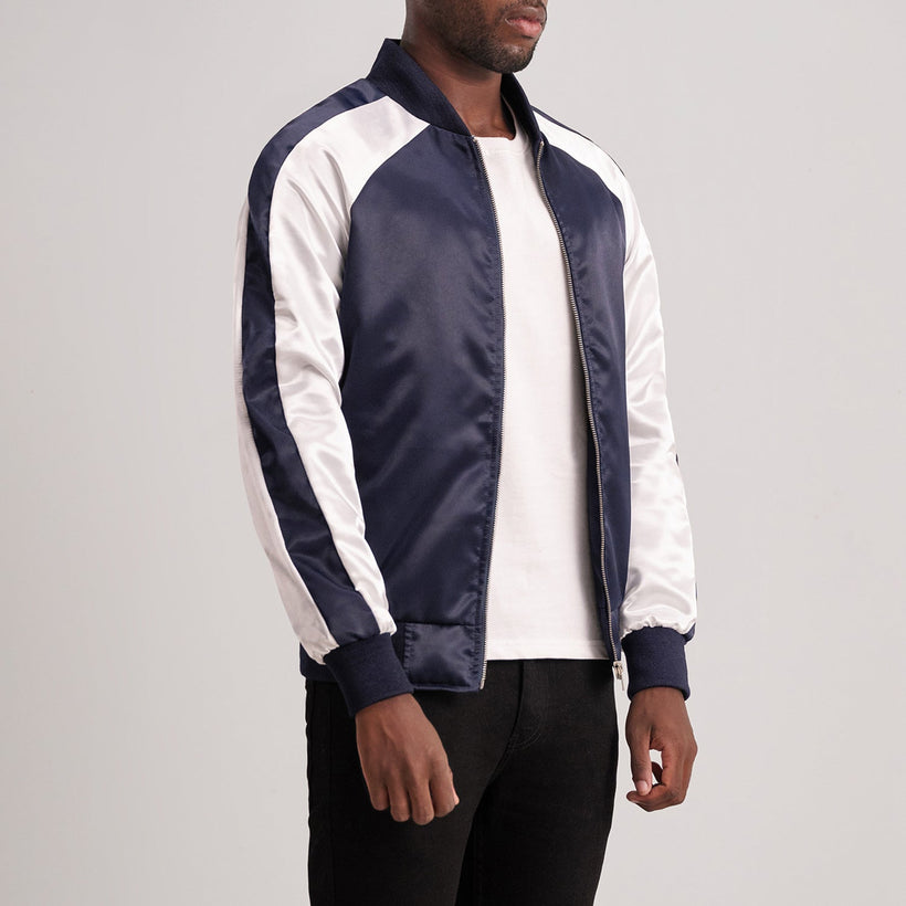 Clarke Blue Varsity Jacket