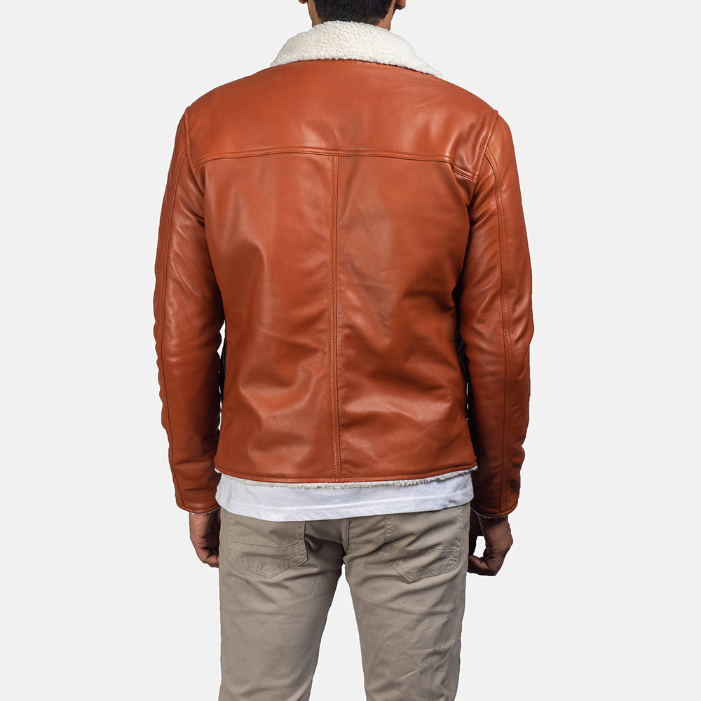 
Authentic Sheepskin Leather with Semi-aniline Finish Grain Texture & Heavy-Duty Seam Stitching Detail