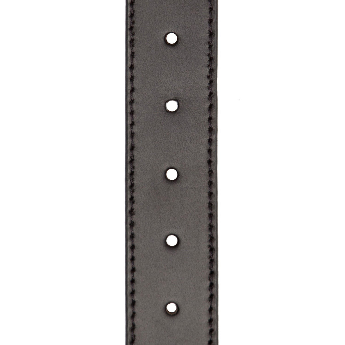 Solid Antique Brass Hardware &amp; Heavy-Duty Dual Zipper Detail on Tanaro Full-Grain Leather Belt