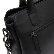 
Authentic 100% Full-Grain Leather Grain Texture & Heavy-Duty Seam Stitching Detail