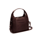 
Tailored Rib Cuffs & Hem Craftsmanship Construction Detail on Lunera Full-Grain Leather Handbag
