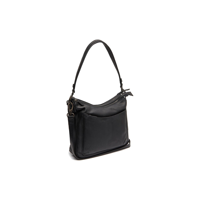Tivra Full-Grain Leather Shoulder Bag