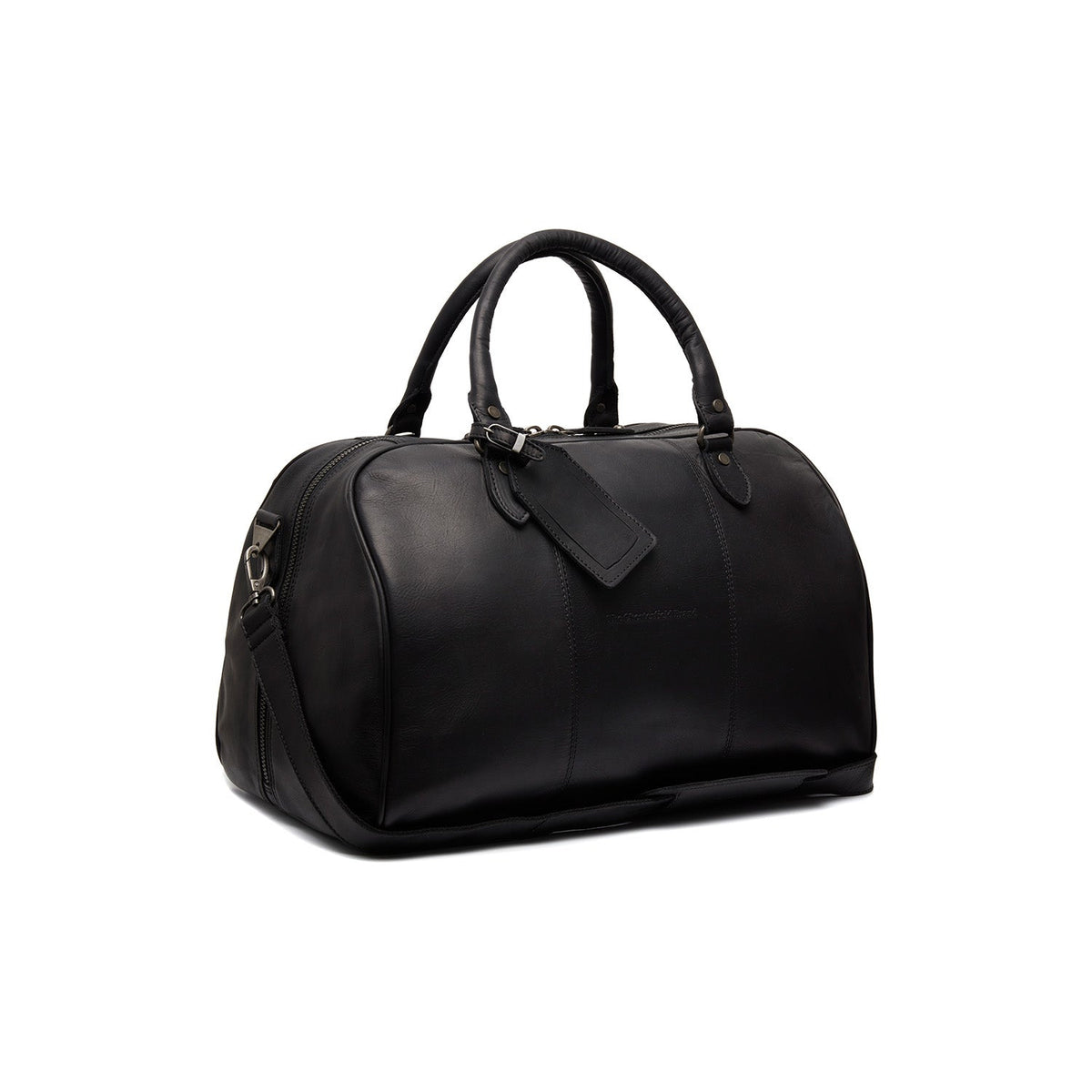 
Liam Full-Grain Leather Weekender Bag in Classic 100% Full-Grain Leather - Full Exterior Front Profile View | Buy Online