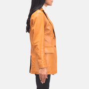 Authentic Sheepskin Leather with Semi-aniline Finish Grain Texture &amp; Heavy-Duty Seam Stitching Detail