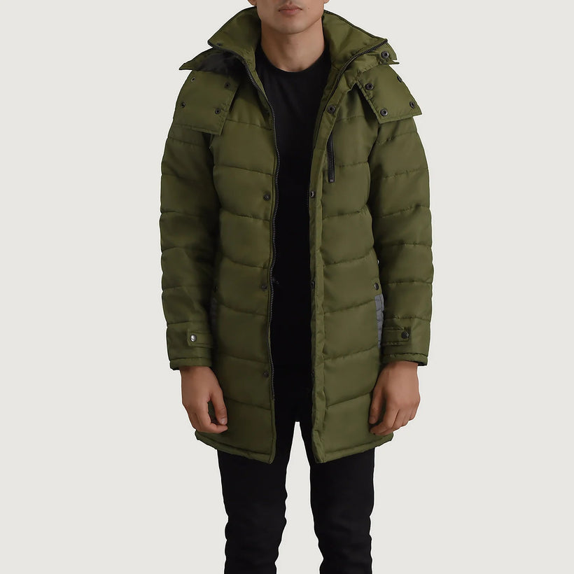 Moore Green Hooded Parka