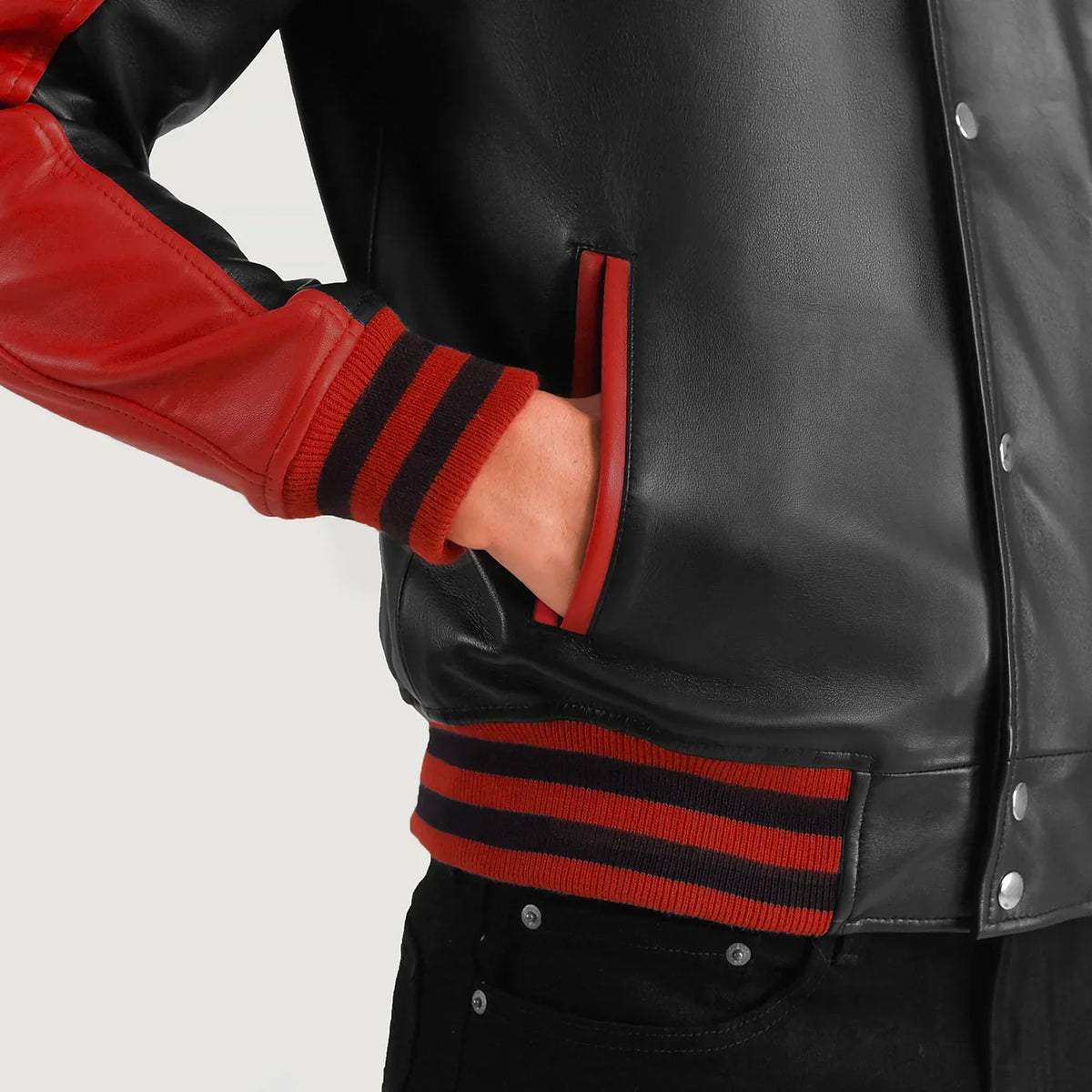 
Terrance Black Varsity Jacket – alternate product view 6
