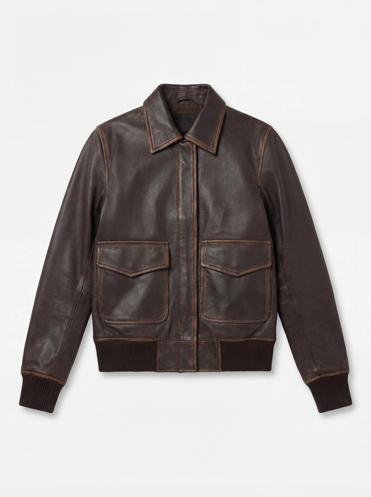 Westa A-2 Leather Bomber Jacket – alternate product view 4